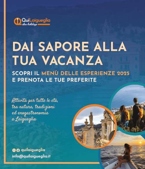 menu esperienze 2025 quilaigueglia